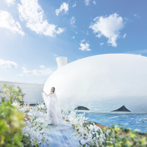 繭（COCOON）からインスピレーションを受けたチャペルで神聖な誓いを。|福岡 天神モノリス (FUKUOKA TENJIN MONOLITH)の写真(54586818)