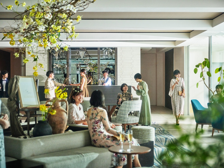 会場、食事、衣裳。そのすべてを五感で