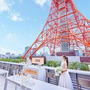 【The Place of Tokyo ~Sky Bar tomori~】記念日や誕生日など、様々なシーンでふたりの思い出の場所となり、「永遠の場所」となってくれる|The Place of Tokyo（ザ プレイス オブ トウキョウ）の写真(35345327)