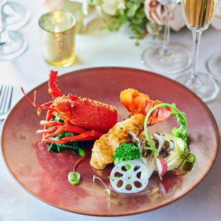 【都内料理口コミランキング1位☆】フォアグラ寿司&オマール海老等豪華3.5万分婚礼料理を無料試食！