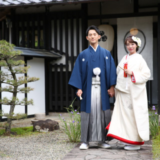 グループ会場「ロテル・フレール」、「別邸母里」での前撮りロケーション撮影が可能♪