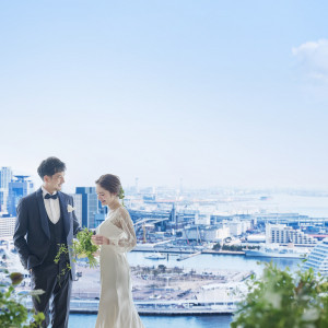 神戸の景色を見下ろす高層階にある、モダンなインテリアが配されたバンケット 。|THE MARCUS SQUARE KOBE（ザ マーカス スクエア 神戸）の写真(55497062)