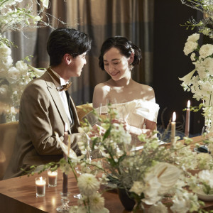 季節やテーマに合わせたコーディネートを。具体的なイメージがわいてなくてもプランナーと相談しながら決められるので安心◎|THE MARCUS SQUARE KOBE（ザ マーカス スクエア 神戸）の写真(55593975)