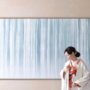 清水の地を象徴する『清き水』を表現したアートパネルがお洒落な空間を演出|KIYOMIZU京都東山（キヨミズ京都東山）の写真(17010255)