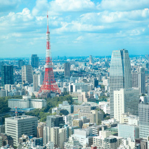 東京タワーも見えるので遠方ゲストも大満足！|アンジェリオン オ プラザ 東京（Angelion au plaza TOKYO）の写真(13146540)