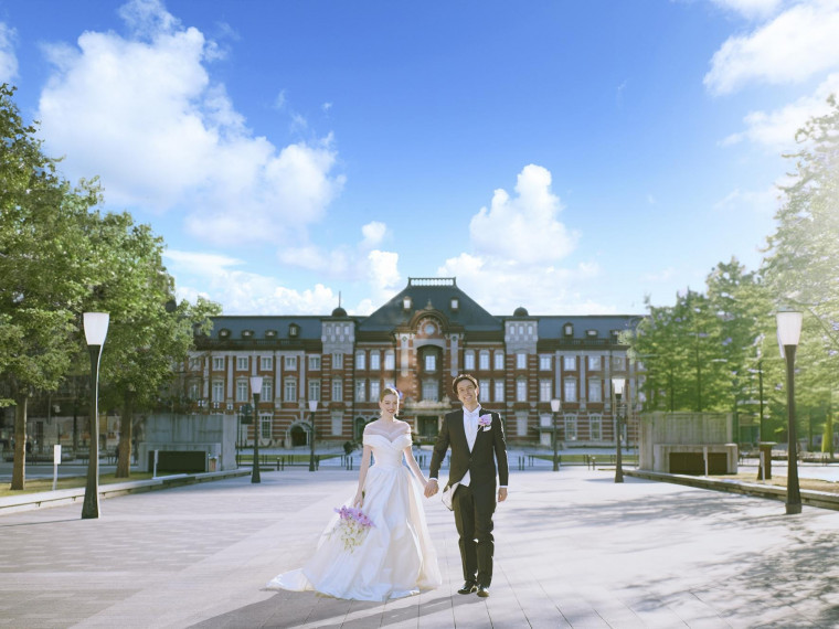 会場からは銀座の街並みを一望でき、遠方ゲストからも好評