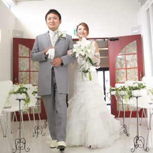 新郎新婦入場|THE LITTLE WEDDING 一の糸（ザ リトルウェディング 一の糸）の写真(11731896)
