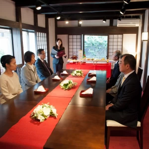 結納の儀が始まります。|THE LITTLE WEDDING 一の糸（ザ リトルウェディング 一の糸）の写真(28553736)