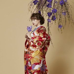 百花籠の「和魂洋才」の雰囲気に合う多くの和装もご用意しております|百花籠（ひゃっかろう）- Neo Japanesque Wedding -の写真(12452684)
