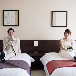 結婚式当日の新郎新婦の宿泊プレゼント!!!