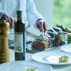 見学時は試食も無料で体験出来る|ノートルダム神戸/FIVESTAR WEDDINGの写真(50900560)