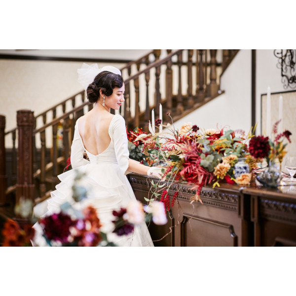 引き振袖 緑茶地 鳳凰に花 豪華 新婦 結婚式 花嫁 挙式 披露宴 ◇少人数ウェディング◇ 〈2024年8月レポート〉 アットホーム