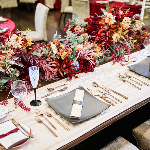 カジュアルな中にも上質な雰囲気に