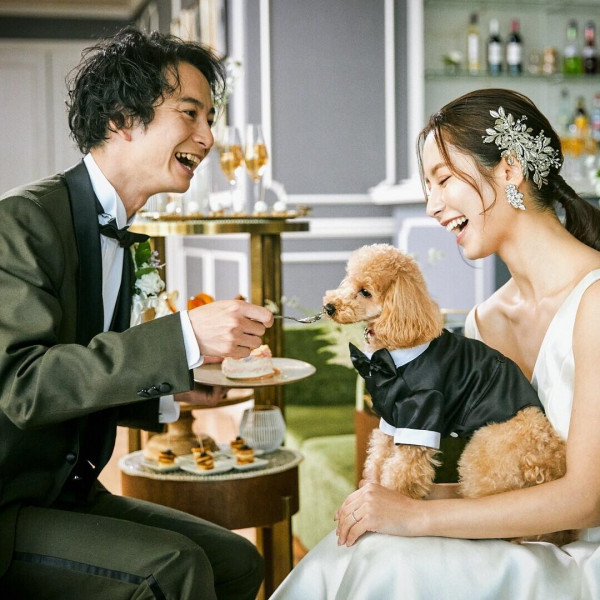 オープンキッチンのお料理でおもてなし