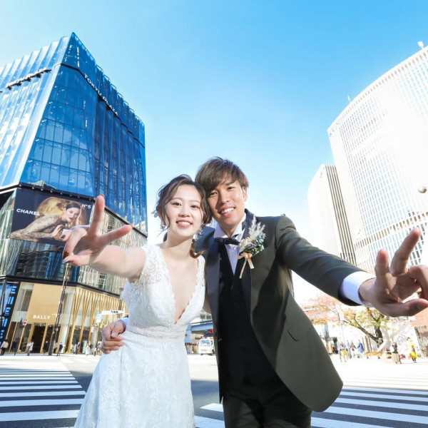 銀座のランドマークをお二人の思い出に!