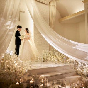 直前予約◎＼クリスマスフェア／純白チャペル×大階段×牛フィレ試食付き