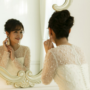 ドレス×ヘアメイク×アクセサリーなど、トータルコーディネートをご提案します|GRAN SUITE（グラン スイート）/FIVESTAR WEDDINGの写真(31375566)