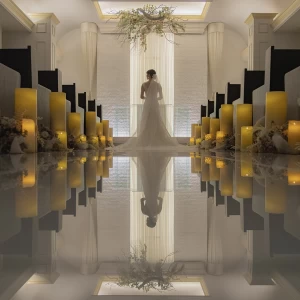 2025年リニューアルをしたチャペルは落ち着いた大人な雰囲気でおふたりらしいひと時を過ごせる。|GRAN SUITE（グラン スイート）/FIVESTAR WEDDINGの写真(48692850)