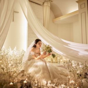 ナイトウェディングをイメージした装飾も人気◎|GRAN SUITE（グラン スイート）/FIVESTAR WEDDINGの写真(54352787)