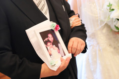 天国のママとお姉ちゃんが、今日だけは、結婚式に来てくれました。