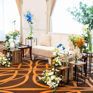 「ソファ高砂」フォトブースとしても素敵な写真がたくさん残す事ができます|「最高の一日」~Wonderful Wedding~の写真(56649743)