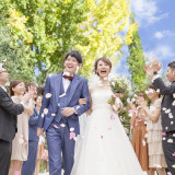 プライベートガーデンではフラワーシャワーが人気