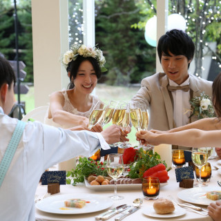 当日予約歓迎★緑×芝の森のガーデンで挙式×演出×無料試食フェア♪