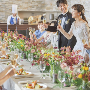 木々に囲まれた少人数のアットホームウェディング☆