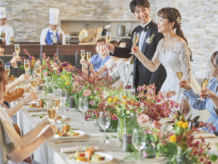 木々に囲まれた少人数のアットホームウェディング☆