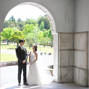 正面玄関のアーチが素敵なフォトスポット|ジャルダン ポール・ボキューズ(しいのき迎賓館内)の写真(29354063)