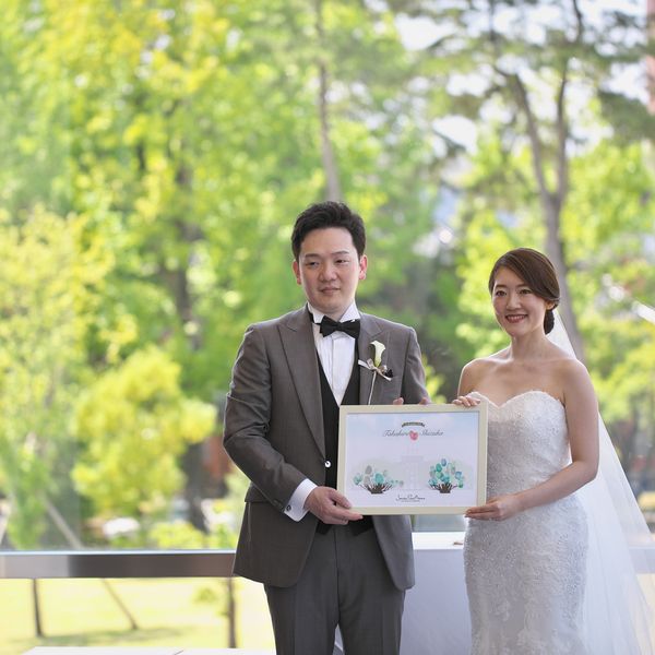 しいのき迎賓館にある大きいスペースを使用して挙式を行えます。60名近く座れるので、お人数が多い方にはオススメ。|ジャルダン ポール・ボキューズ(しいのき迎賓館内)の写真(29353296)