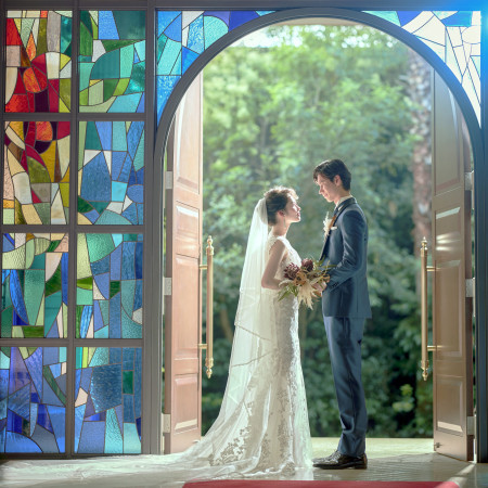 ＃ステンドグラス＃記念堂＃感動＃開放感＃家族＃前撮り＃ロケーション