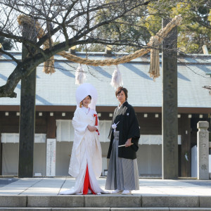 伊勢山皇大神宮での神前式もご案内できます。憧れの白無垢で結婚式を。|アニヴェルセル みなとみらい横浜の写真(2535048)