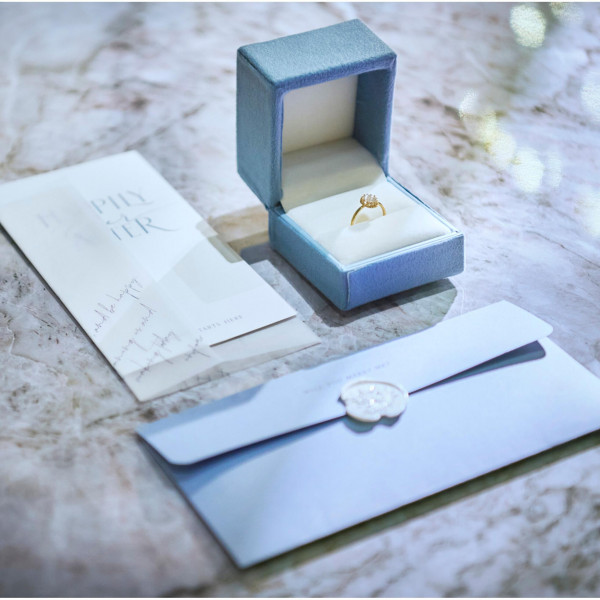 お手紙や指輪を準備して特別な時間を過ごして