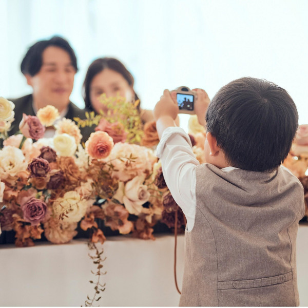 全てのシーンでお子様と一緒にお写真を♪