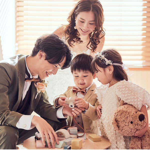 全てのシーンでお子様と一緒にお写真を♪