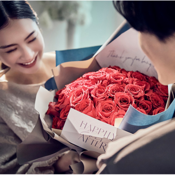 本数によって意味が変わる薔薇の花束で想いを伝えましょう