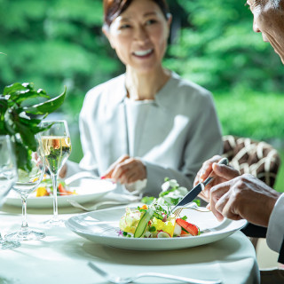 ゲストが喜ぶ季節の食材を使用した料理が好評