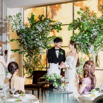 【成約特典】最大100万円ご優待:料理ランクUP,飲物ランクUP,衣裳追加料金無料など、豪華特典!