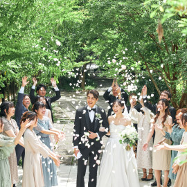 【ペットと一緒に1組貸切W】光と緑で奏でる貸切Wプレ花嫁体験◎