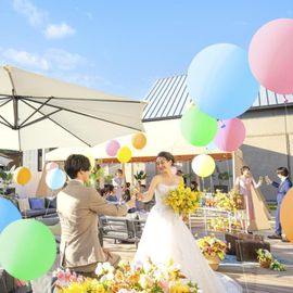 《結婚式をもっと楽しく》全館貸切でふたりらしく♪パーティ体感