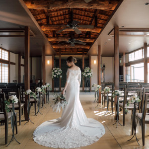 他にない和モダン空間― 洋装・和装どちらも合う雰囲気