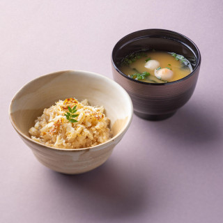 【人気の一皿】鯛めしと川越手毬麩のお味噌汁
