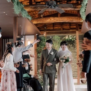 大切な家族が誓いの証人に。