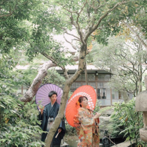 まるで絵画のような日本庭園