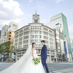 銀座のロケーションフォトも叶う|セント・ラファエロチャペル東京の写真(17113888)