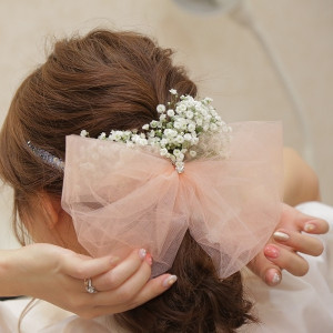 イマドキ花嫁に人気のお花×リボン|セント・ラファエロチャペル東京の写真(1269622)