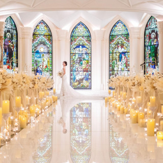 《花嫁憧れ大聖堂》スワロフスキー煌めく会場×美食*絶品試食