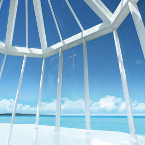祭壇からの眺望|モントレ・ルメール教会（ホテルモントレ沖縄スパ＆リゾート）チュチュリゾートウエディングの写真(1146184)