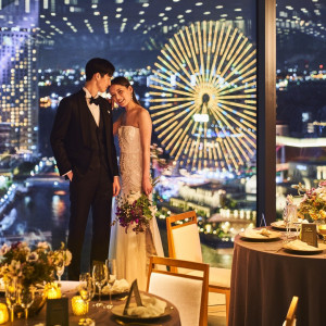 パーティ会場は昼夜で姿を変える。映り行く景色すらも貸し切りに|YOKOHAMA MONOLITH ～横浜モノリス～の写真(54521762)